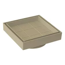 Ralo Oculto Invisivel Anti Inseto Piso Porcelanato St2781 Cor Bege