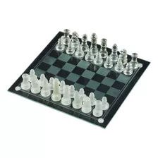 Ajedrez Tablero Cristal 35x35cm Juego Mesa Etm10