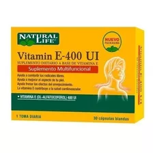 Natural Life Natural Life Vitamin E 400ui X 30 Tabletas
