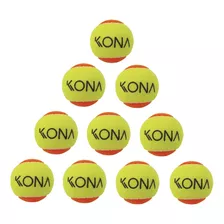 Kit 10 Bolas Beach Tennis Bolinha Kona Profissional