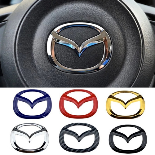 Emblema Volante Cromo Mazda 6 2014 2015 2016 2018 2020 2022 Foto 2