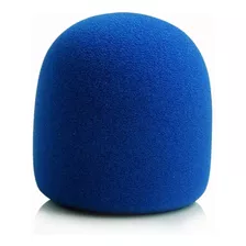 Espuma Para Microfone De Mão Sm58 Azul