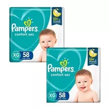 Kit 2 Fralda Pampers Confortsec Super Bag Atacado Barato