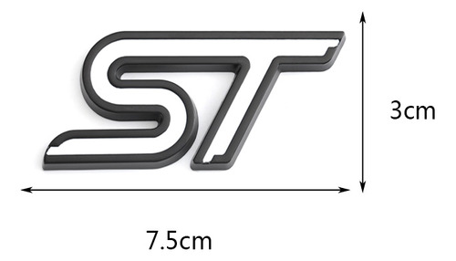 Emblema Del Coche Insignia Para Ford St Logo Ecosport 09-15 Foto 3