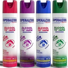 Álcool 70 Coperalcool Aerossol Spray Bacfree 360ml - Mix 4