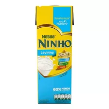 Leite Uht Semidesnatado Nestlé Ninho Levinho Forti+ Caixa Com Tampa 1l