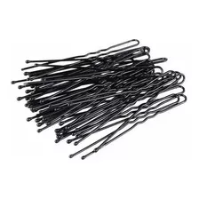 Horquillas Para El Pelo En Forma De U, Color Negro 100pcs