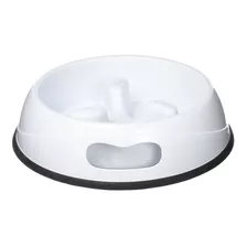 Comedero Para Mascotas Pawise Slow Feeding Bowl Con Capacidad De 1000g Color Blanco