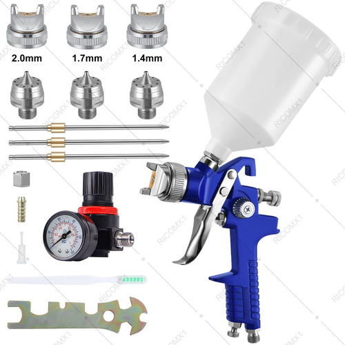 Deecsevn Pistola De Pintura Con 3 Boquillas Pistola Para Pintar