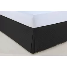 Saia P/ Cama Box Atenas King Size Preto Niazitex