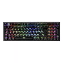 Teclado Gaming Mecánico Eagle Warrior Gripen Color Negro