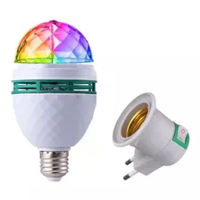 Lâmpada Led Globo Colorido Giratório Para Festa Discoteca Dj 110v/220v