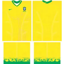  Arte Vetor Camisa Do Brasil 2022-torcedor