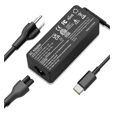 Cargador Usb C Para Laptop, Adaptador De Corriente Para Lapt