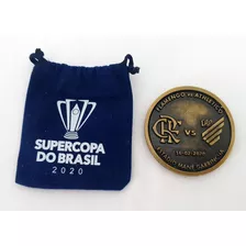 Medalha Moeda Futebol Supercopa Do Brasil 2020 Flamengo Cap