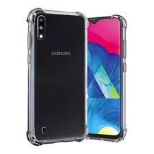 Funda Reforzada Transparente Compatible Con Samsung A01 Tpu