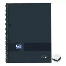 Caderno Capa Dura Univ 1x1 80 Folhas 90g Preto Oxford