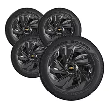 Jogo Calotas Esportivas Aro 14 Nitro Black Elitte Chevrolet