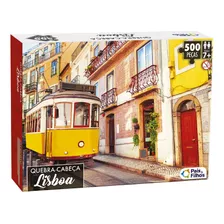 Quebra Cabeça Puzzle Lisboa Portugal 500 Peças Pais E Filhos