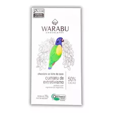 Chocolate Orgânico Cremoso Vegano Amazônico 50% Barra70g