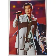 Poster Lamina Harry Styles Traje Gris Laser Clasicos