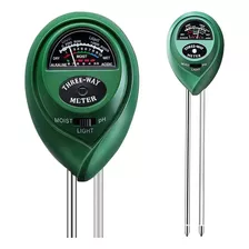 Medidor Ph Humedad Luz 3 En 1 Probador Digital Soil Tester