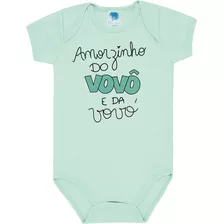 Body Bebê Frases Personalizado Amorzinho Do Vovô E Da Vovó