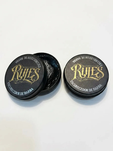 02 Escurecedor Rules De Barba E Cabelo - Pigmentação Instatanea, 50g