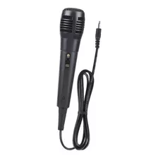 Microfono Alambrico Cable Negro Karaoke