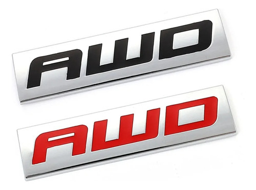 Para Subaru Forester Impreza 3d Metal Awd Logo Tail Sticker Foto 2