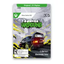 Jogo Need For Speed Unbound Xbox Series X|s Digital 25 Dígi.