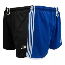 Kit 2 Shorts Placar Calção Futebol Bermuda Treino Academia 