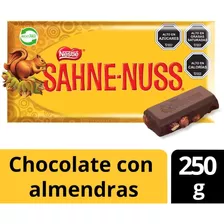 Chocolate Con Almendras Sahne Nuss Tableta 250gr Nestle