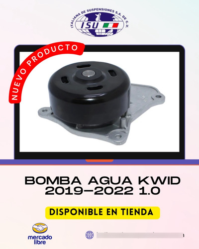 Bomba De Agua Renault Kwid 2019-2022 1.0 Foto 3