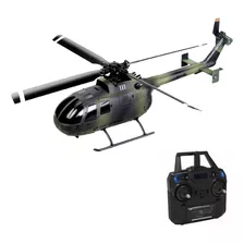 Helicóptero Rc Goolrc 6 Ejes Control, Diseño De Camuflaje