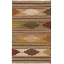 Safavieh Navajo Kilim Colección Nvk175a Tejida De Lana Natur