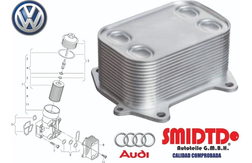 Enfriador De Aceite Skoda Octavia Ii 04-13 Foto 2