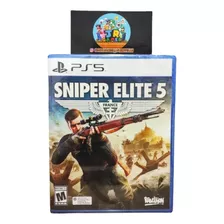 Sniper Elite 5 Ps5 Lacrado Mídia Física Envio Rápido 