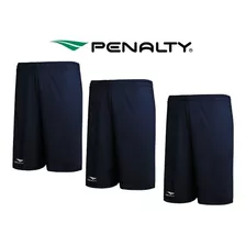 Kit 3 Shorts Calção Academia Futebol Treino Penalty Original