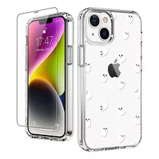 Luhouri Teléfono 14 Funda Con Protector De Pantalla, Cubiert