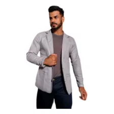 Blazer Masculino Slim Com Elastano Frete Grátis 12x S/ Juros