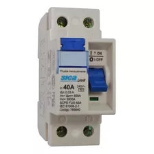 Interruptor Diferencial Para Riel Din Sica 785640