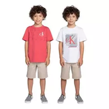 Conjunto Original Calvin Klein Infantil 3 Peças