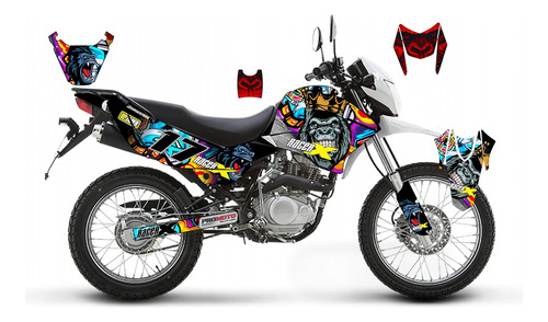 Honda Xr 150l Graficos Diseos Calcas Stickers Foto 7