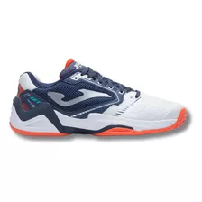 Tênis Joma Set Futsal/tennis Branco E Marinho