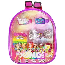 Mochila De Chicas Xomg Pop Juego De Accesorios Cabello,...