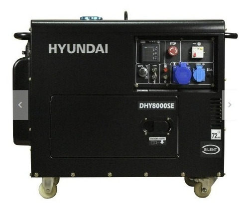 Generador Eléctrico Hyundai Insonoro Diesel 6300w