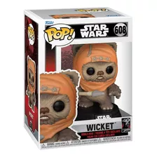 Figura De Accion Wicket 608 Star Wars Funko Pop 