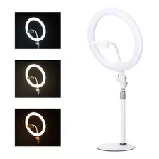 Iluminador Ring Ligth 10 120 Leds Dimerizavel 3800k À 6800k