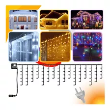 Guirnaldas Lluvia Luz Led Luces Con Enchufe Navidad